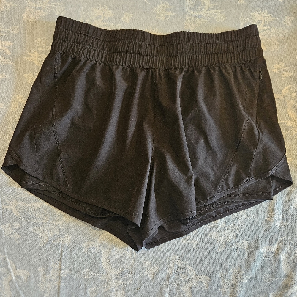 Aviva Lined Running Shorts - Black Size XL 16-18